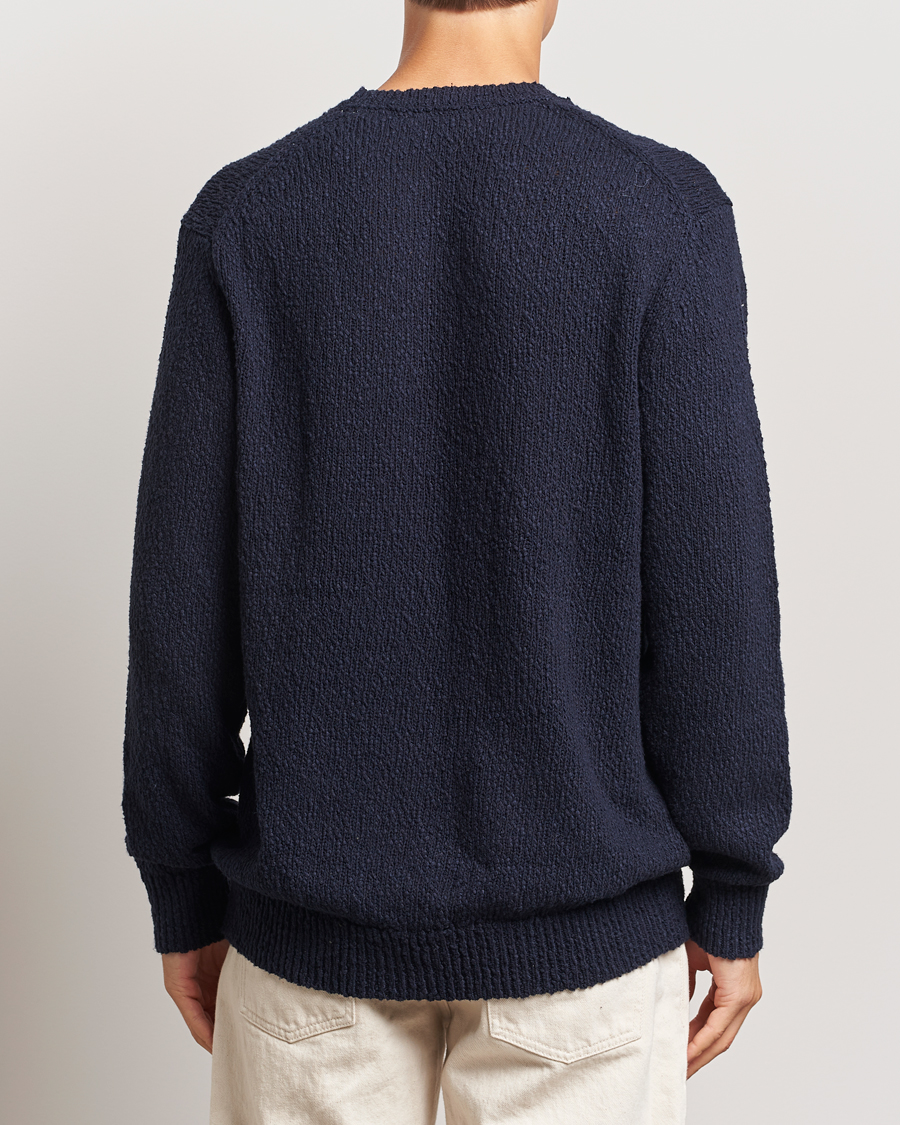 Heren | Truien | LES DEUX | Errol Cotton Roundneck Dark Navy