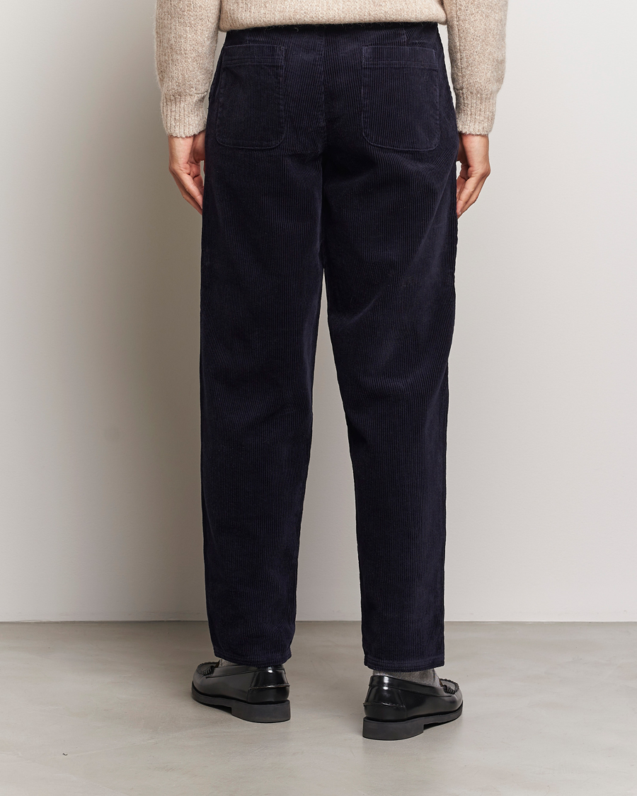Heren | Broeken | LES DEUX | Kody Heavy Corduroy Pants Dark Navy