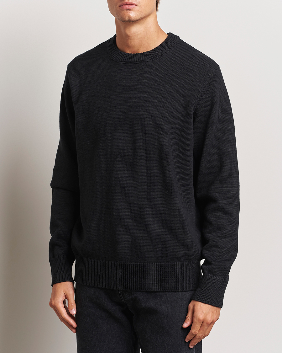 Heren | Truien | LES DEUX | Gary Cotton Knit 2.0 Black