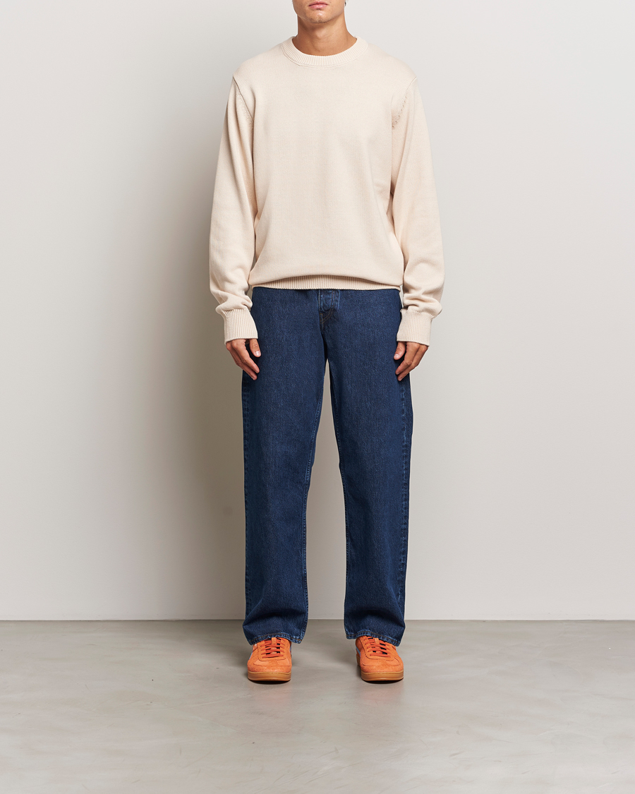 Heren | Truien | LES DEUX | Gary Cotton Knit 2.0 Ivory