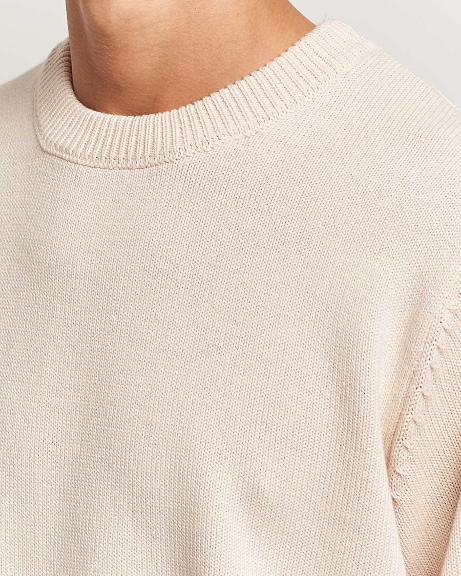 Heren | Truien | LES DEUX | Gary Cotton Knit 2.0 Ivory