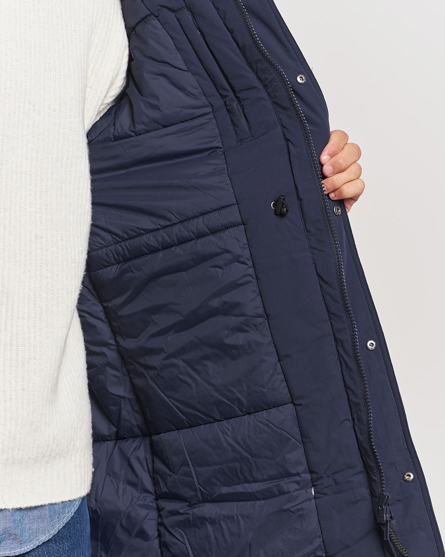 Heren | Jassen | LES DEUX | Channing Padded Parka Coat Dark Navy