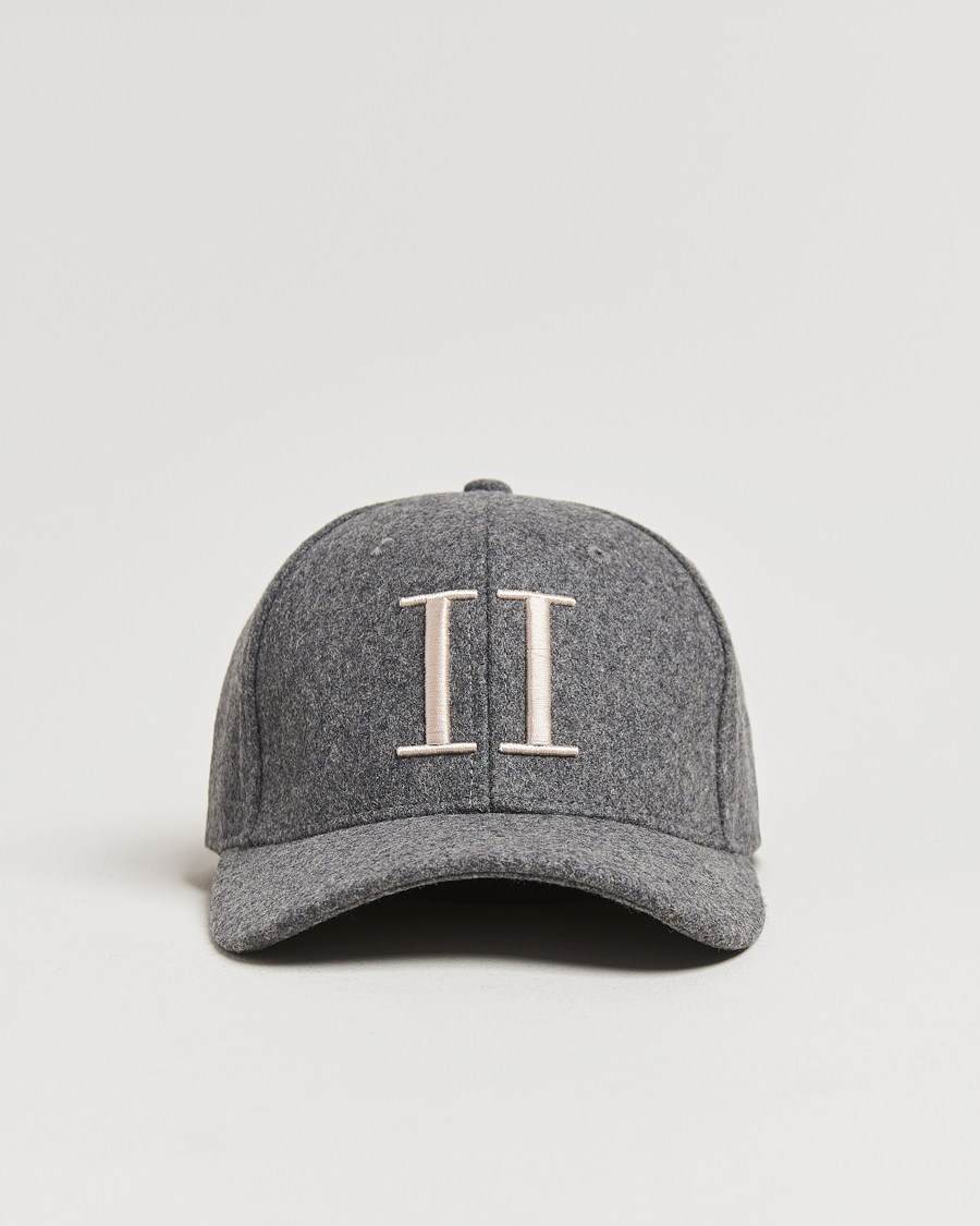 Heren | Les Deux Encore Wool Baseball Cap Light Grey Melange | LES DEUX | Encore Wool Baseball Cap Light Grey Melange