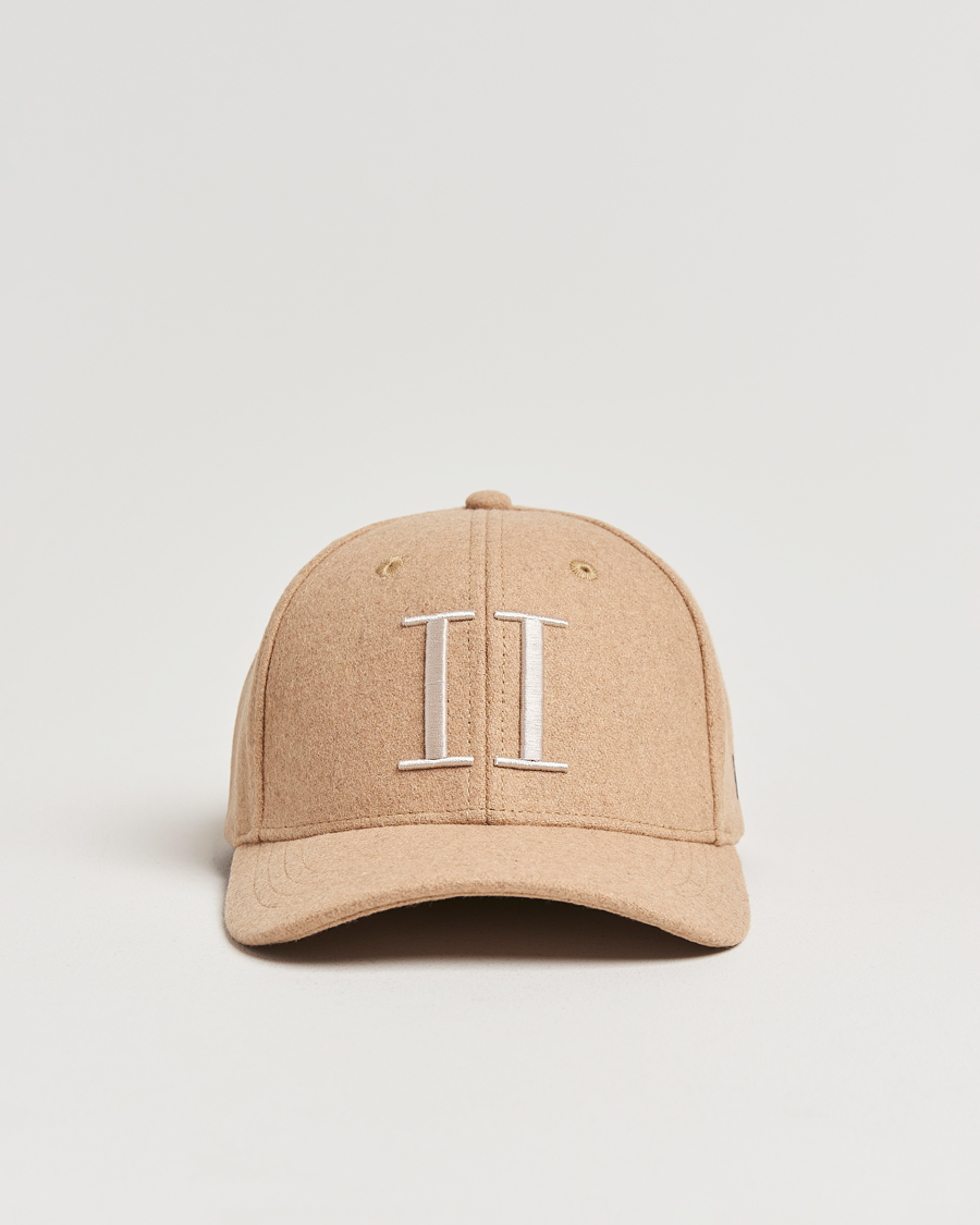 Heren | Les Deux Encore Wool Baseball Cap Dark Sand Melange | LES DEUX | Encore Wool Baseball Cap Dark Sand Melange
