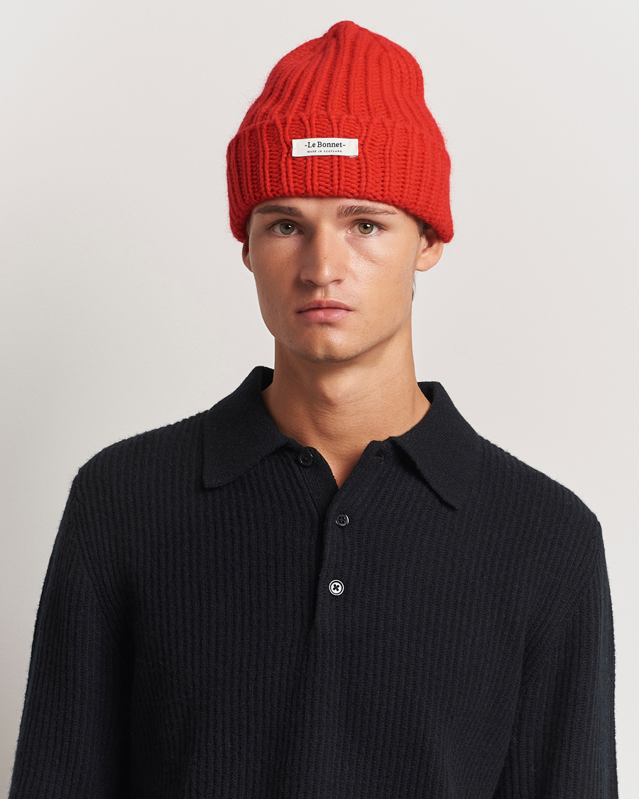 Heren | Le Bonnet Le Grand Logo Crimson | Le Bonnet | Le Grand Logo Crimson