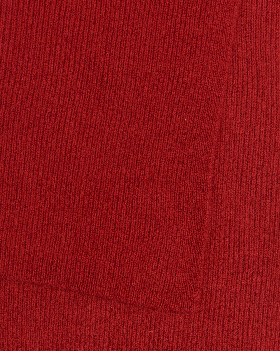 Heren | Sjaals | Le Bonnet | Lambswool/Caregora Scarf Framboise