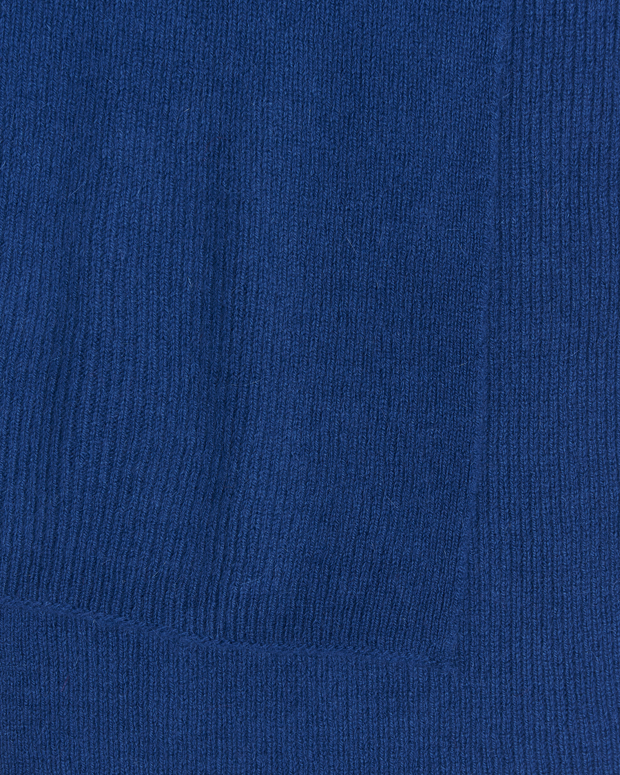 Heren | Sjaals | Le Bonnet | Lambswool/Caregora Scarf Marin