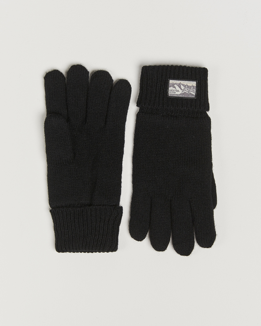 Heren | Hestra Raggwool Glove Black | Hestra | Raggwool Glove Black