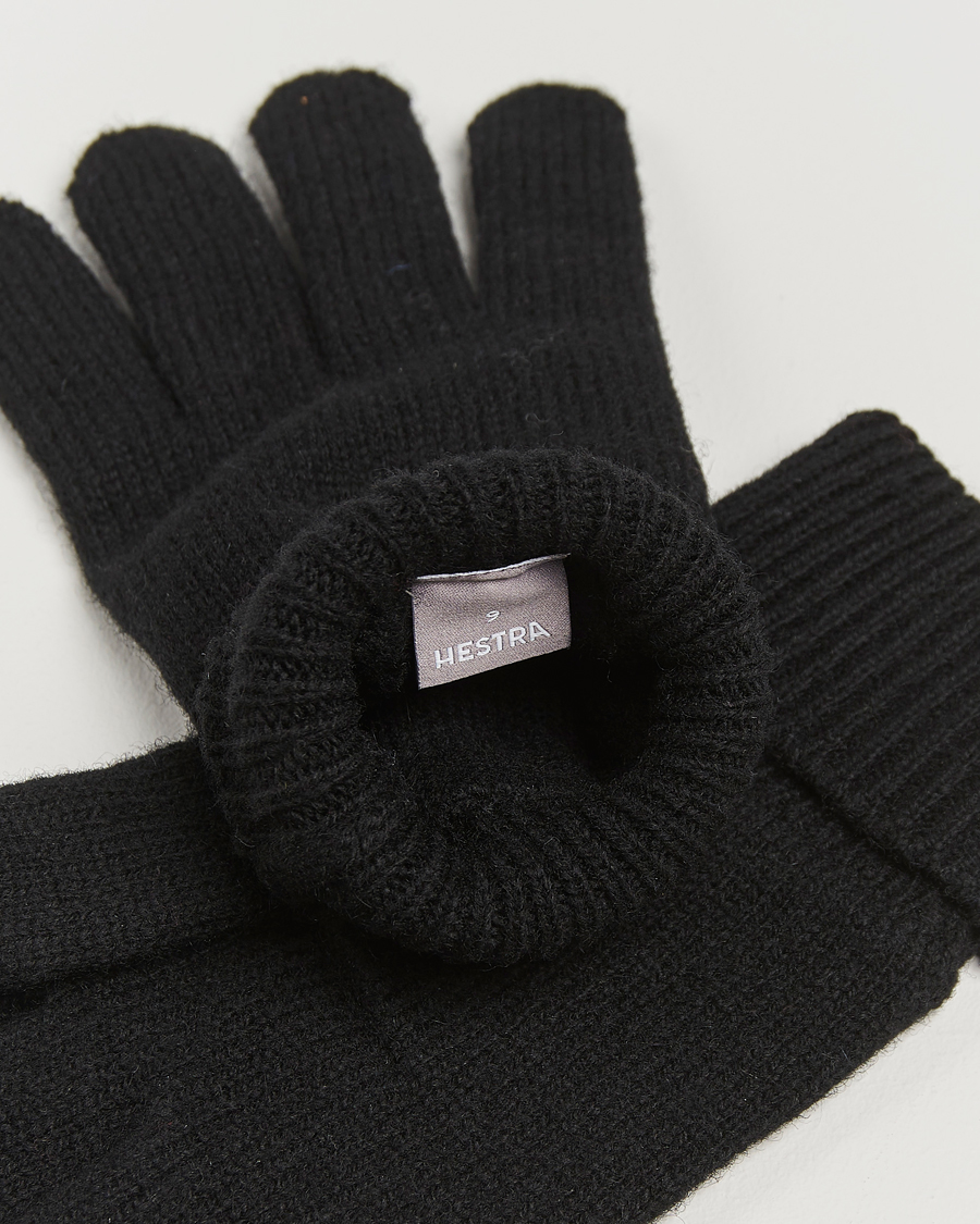 Heren | Hestra Raggwool Glove Black | Hestra | Raggwool Glove Black