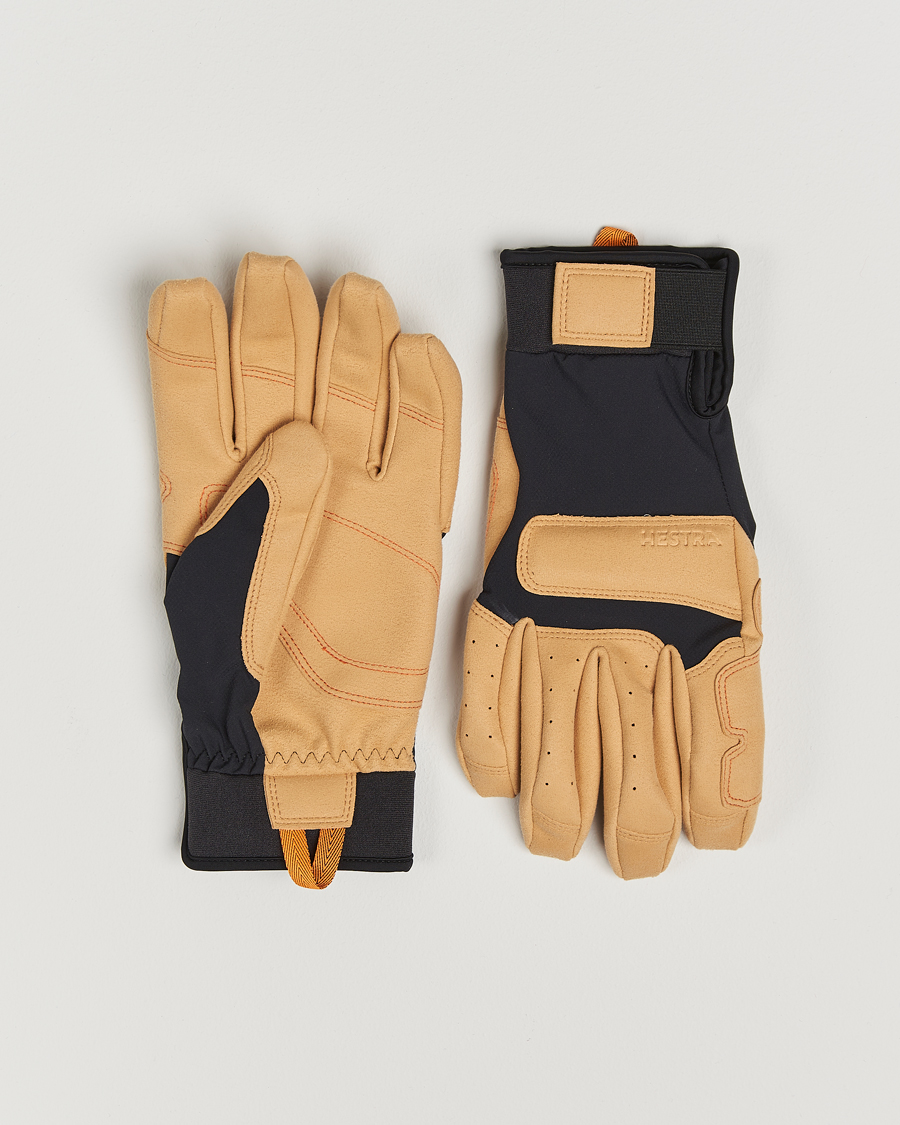 Heren | Hestra Climbers Duratan Long Glove Black/Tan | Hestra | Climbers Duratan Long Glove Black/Tan