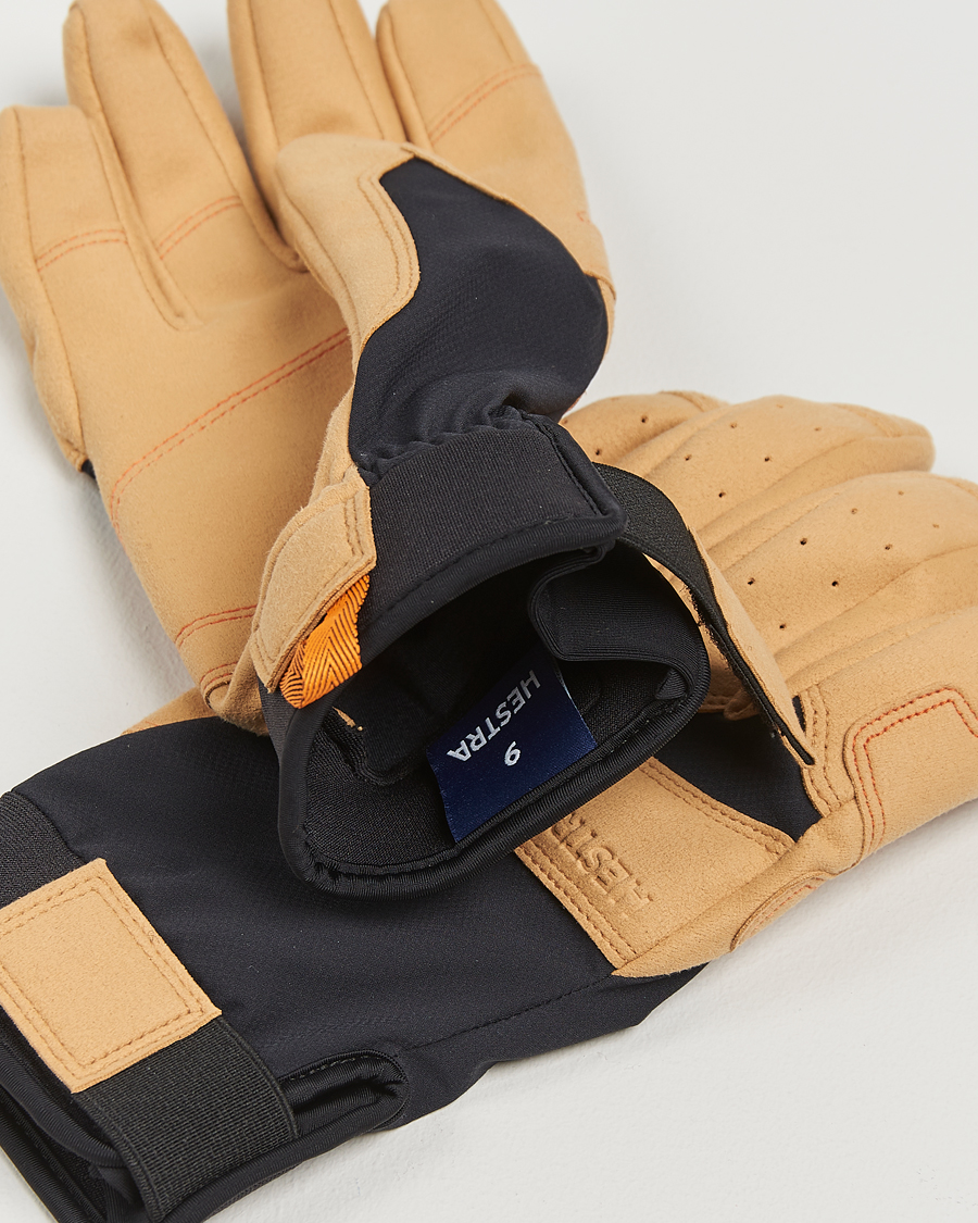 Heren | Hestra Climbers Duratan Long Glove Black/Tan | Hestra | Climbers Duratan Long Glove Black/Tan