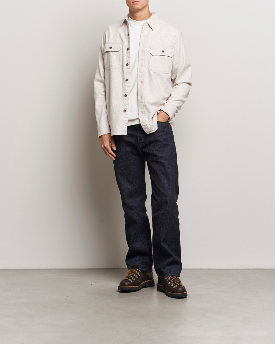 Heren | Overhemden | Pendleton | Burnside Flannel Shirt Natural