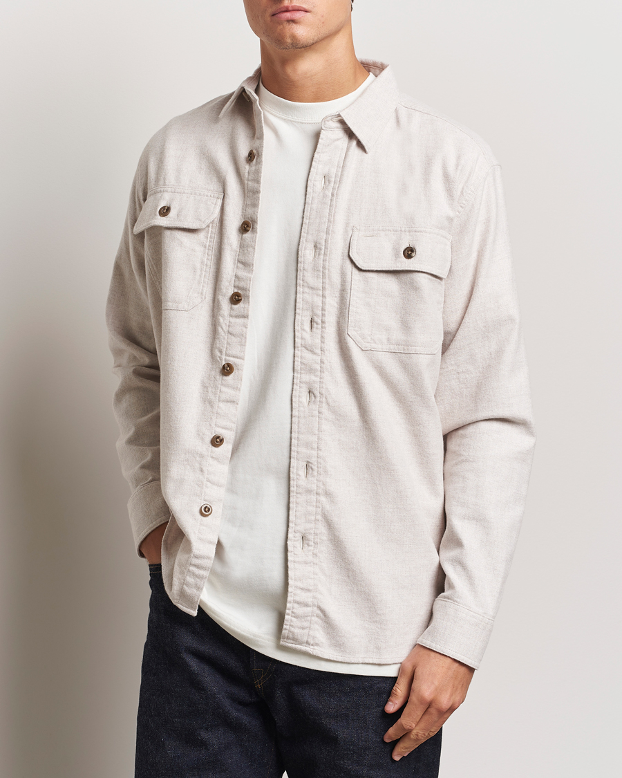 Heren | Overhemden | Pendleton | Burnside Flannel Shirt Natural