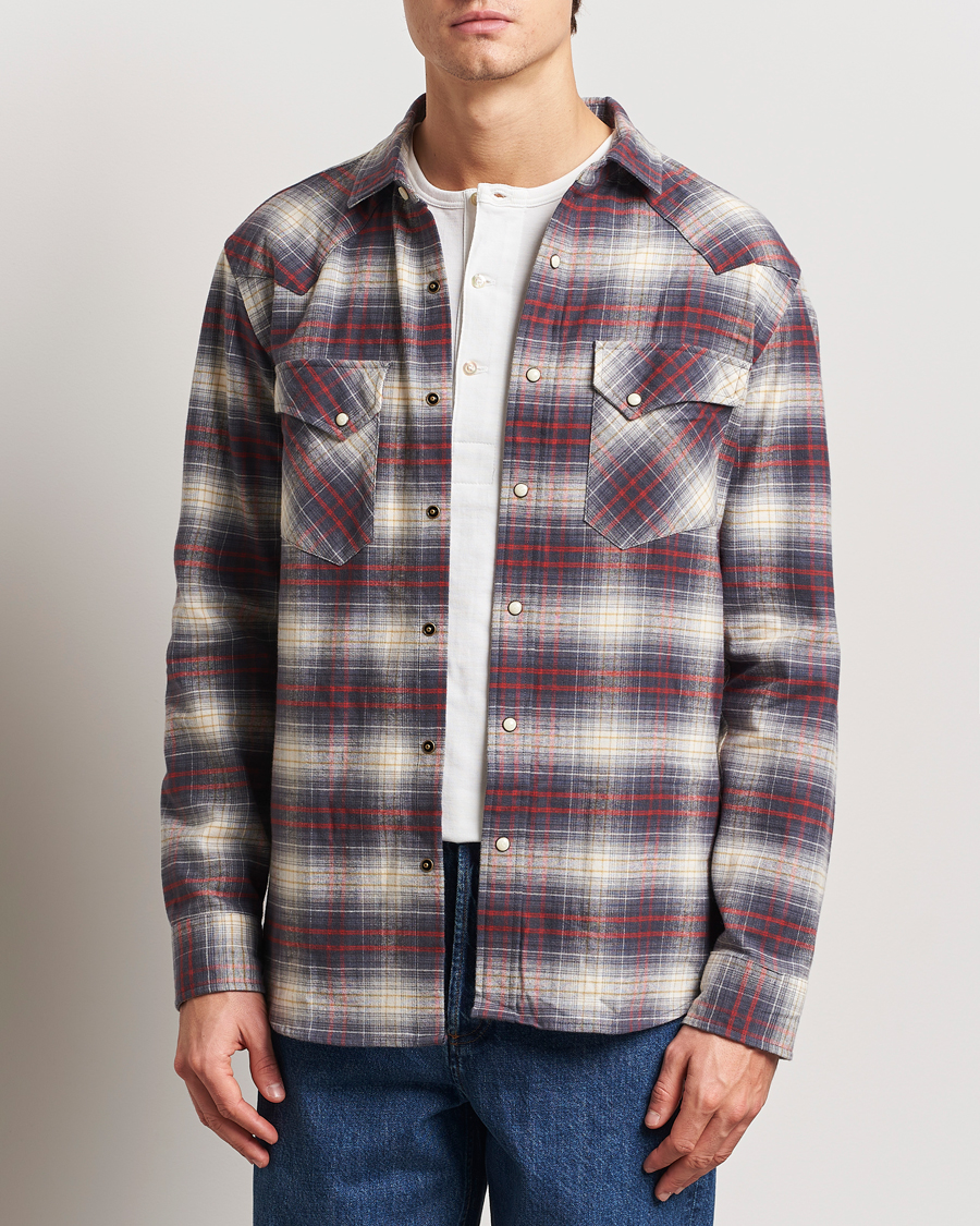 Heren | Overhemden | Pendleton | Wyatt Flannel Shirt Navy Plaid