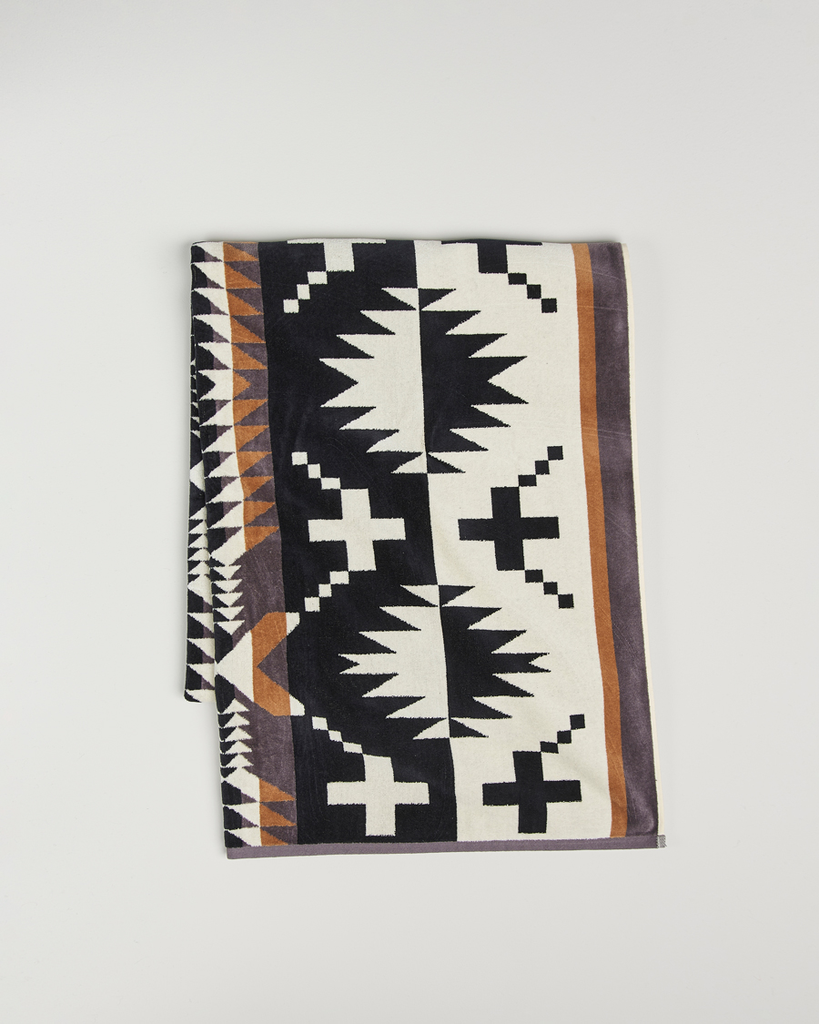 Heren | Pendleton Jacquard Spa Towel Spider Rock Black | Pendleton | Jacquard Spa Towel Spider Rock Black
