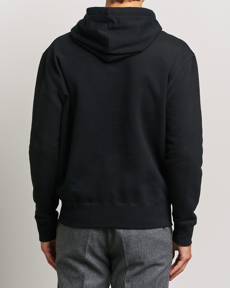 Heren | Truien | Ralph Lauren Purple Label | Luxury Fleece Bear Hoodie Black