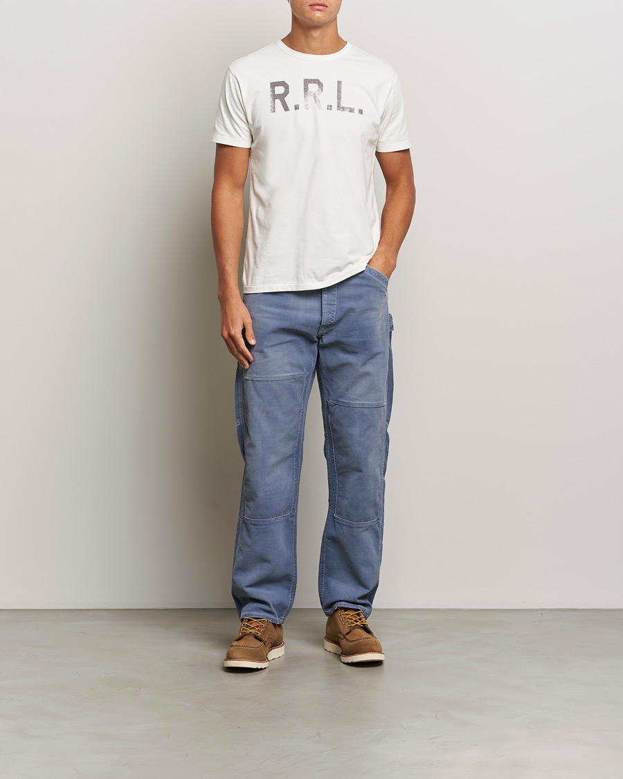 Heren | T-shirts | RRL | Graphic Short Sleeve T-Shirt White