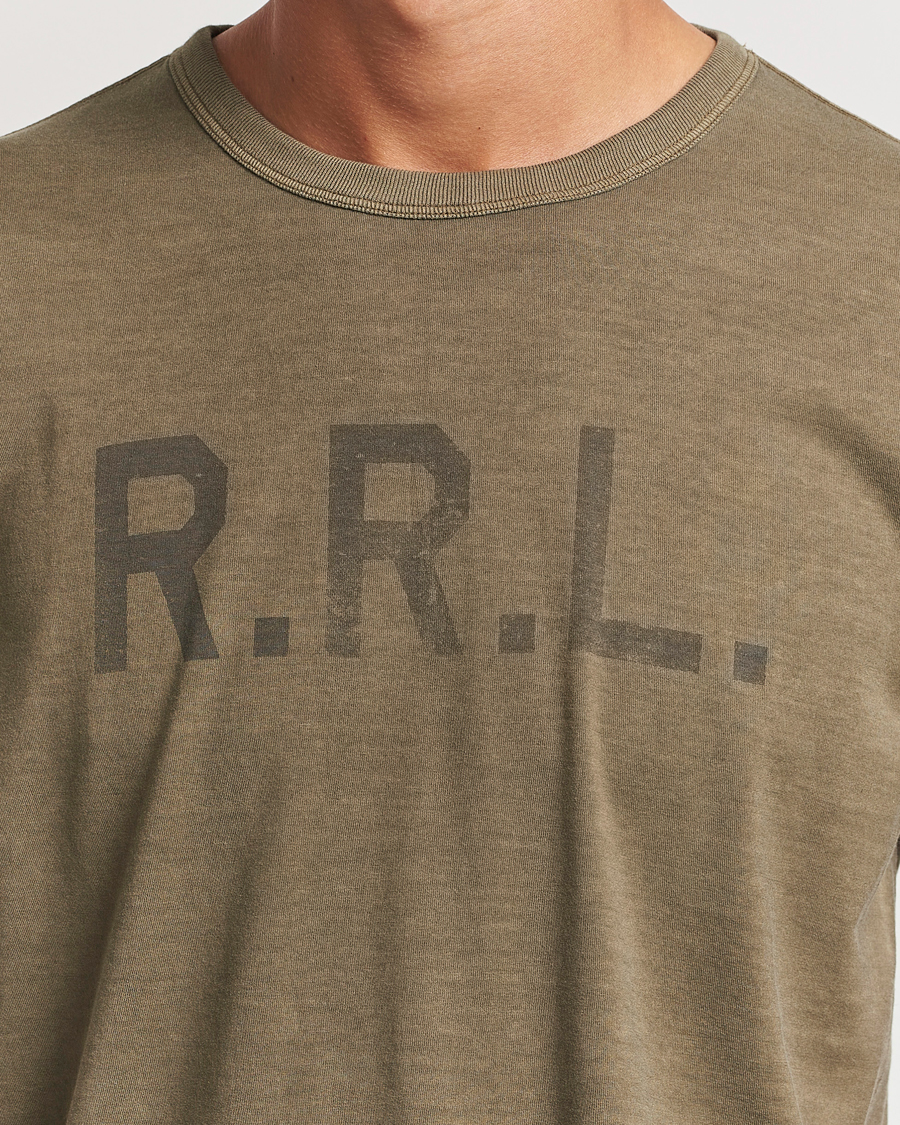 Heren | T-shirts | RRL | Graphic Short Sleeve T-Shirt Olive