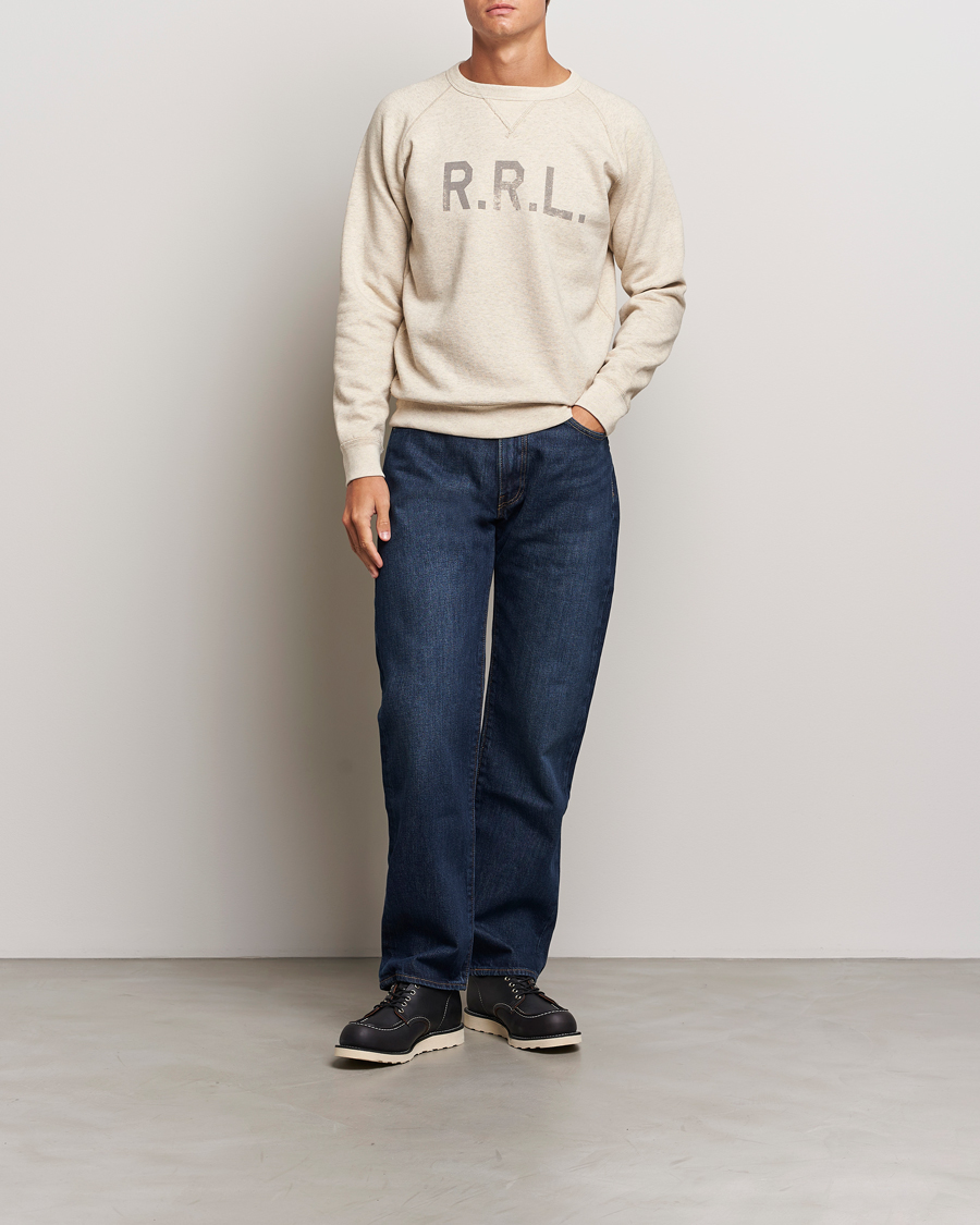 Heren | Truien | RRL | Raglan Sleeve Sweatshirt Oatmeal Heather