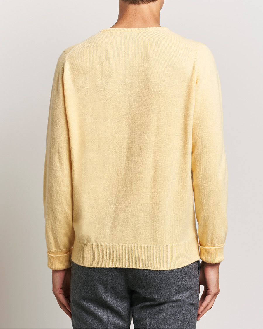 Heren | Truien | William Lockie | Rob Lambswool Crewneck Solar