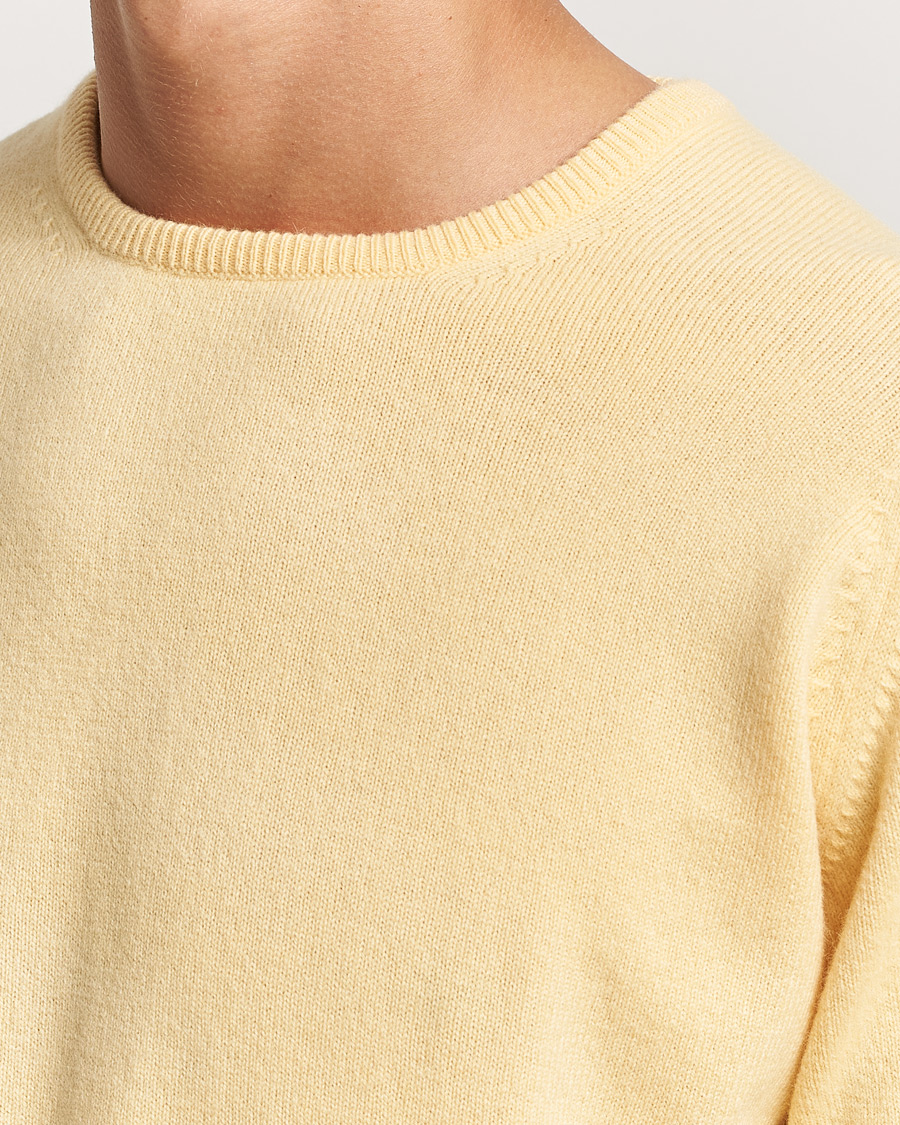 Heren | Truien | William Lockie | Rob Lambswool Crewneck Solar
