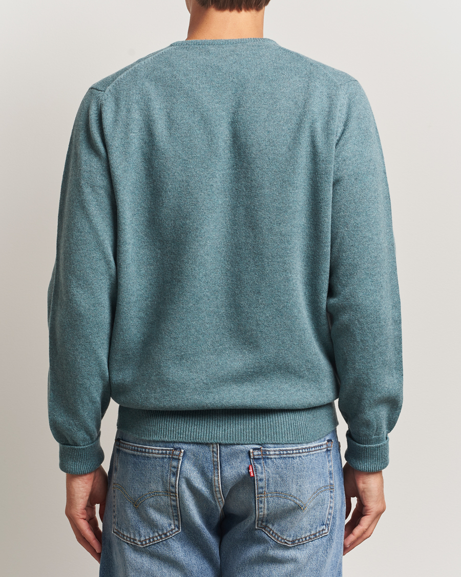 Heren | Truien | William Lockie | Rob Lambswool V-Neck Caspian
