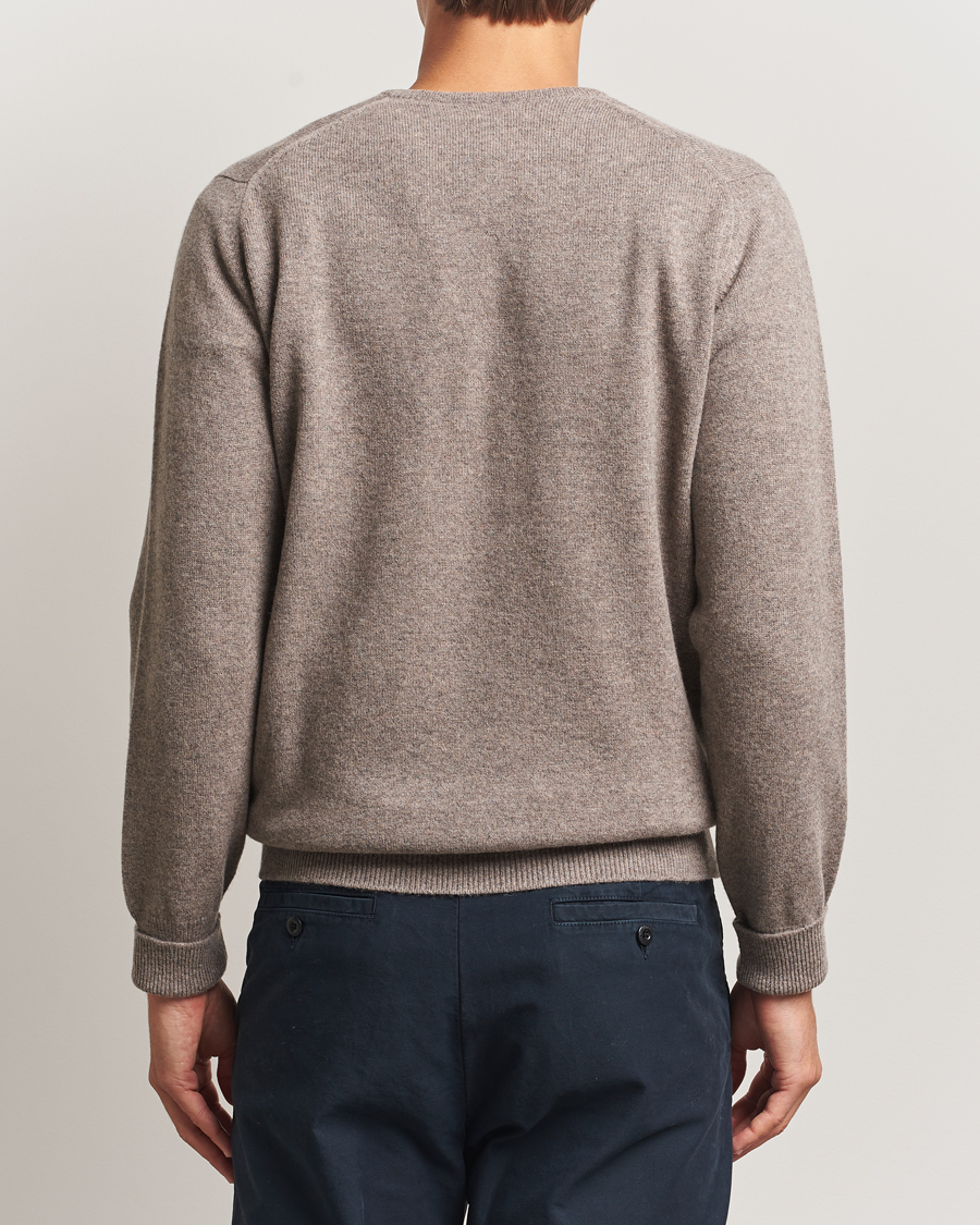 Heren | Truien | William Lockie | Rob Lambswool V-Neck Vole
