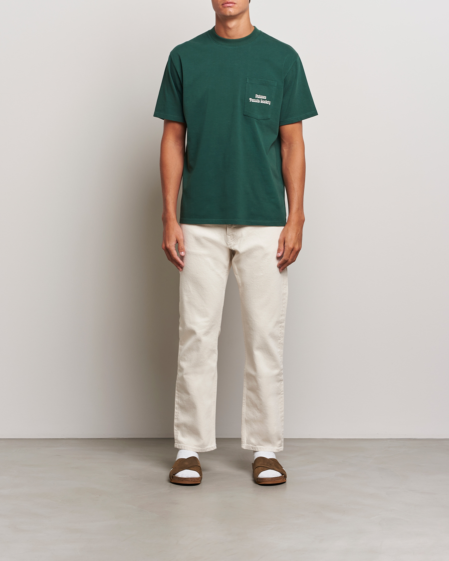 Heren | T-shirts | Palmes | Fifth Pocket T-Shirt Dark Green