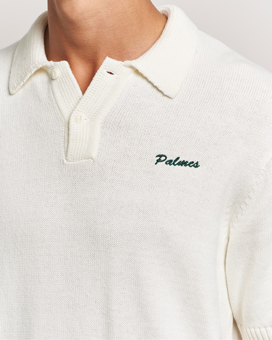 Heren | Polo's | Palmes | Marco Knit Polo Off White