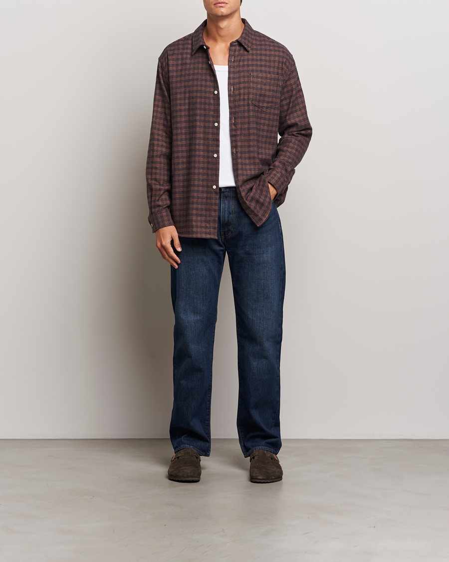 Heren | Overhemden | Palmes | Joseph Flannel Shirt Navy