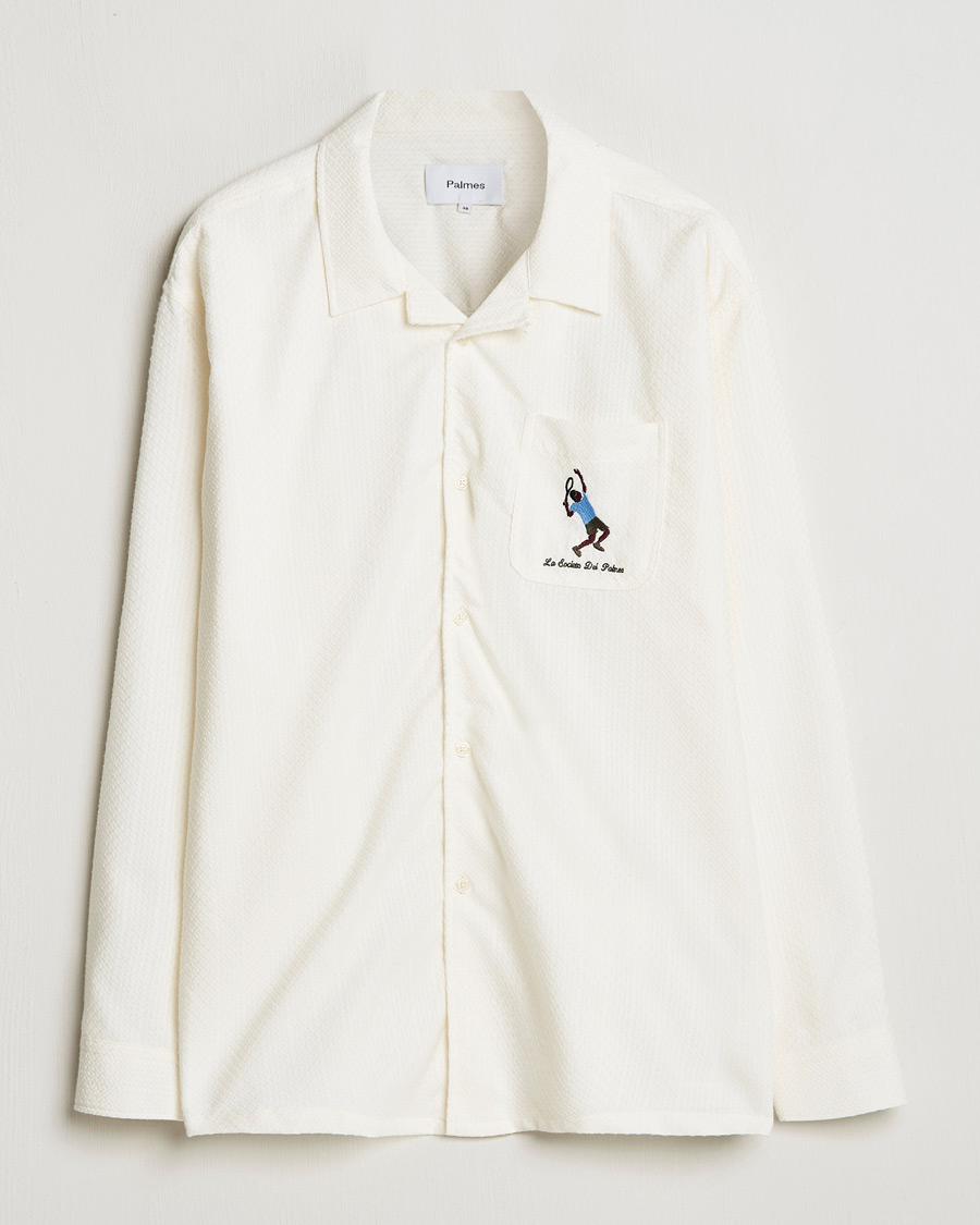Heren | Overhemden | Palmes | Societa Structured Shirt Off White