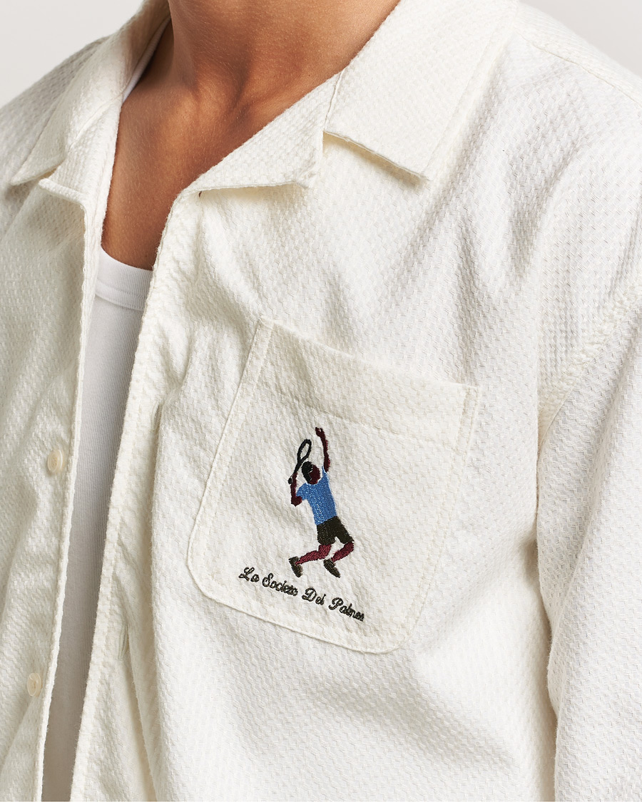 Heren | Overhemden | Palmes | Societa Structured Shirt Off White