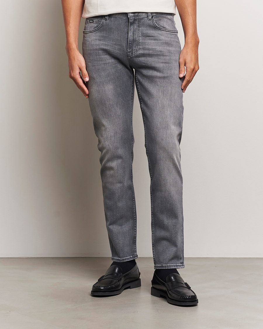 Heren | Jeans | BOSS BLACK | Delaware Jeans Medium Grey