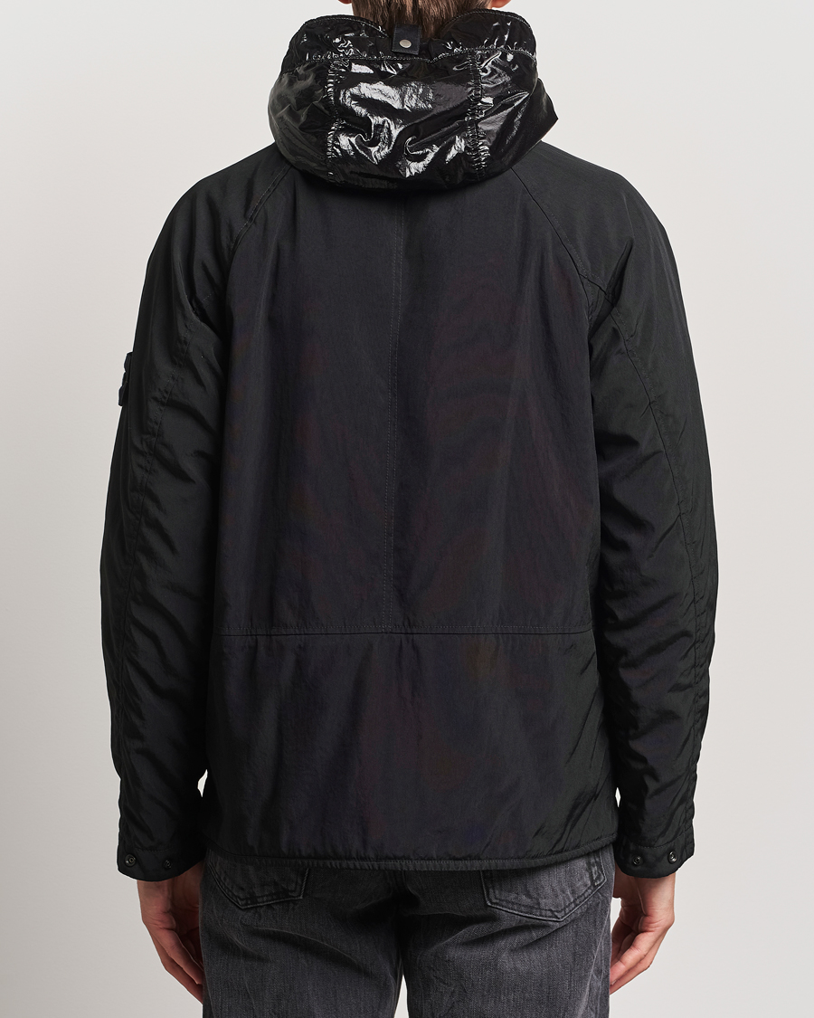 Heren | Jassen | Stone Island | Opaque Nylon Twill Garment Dyed Jacket Black