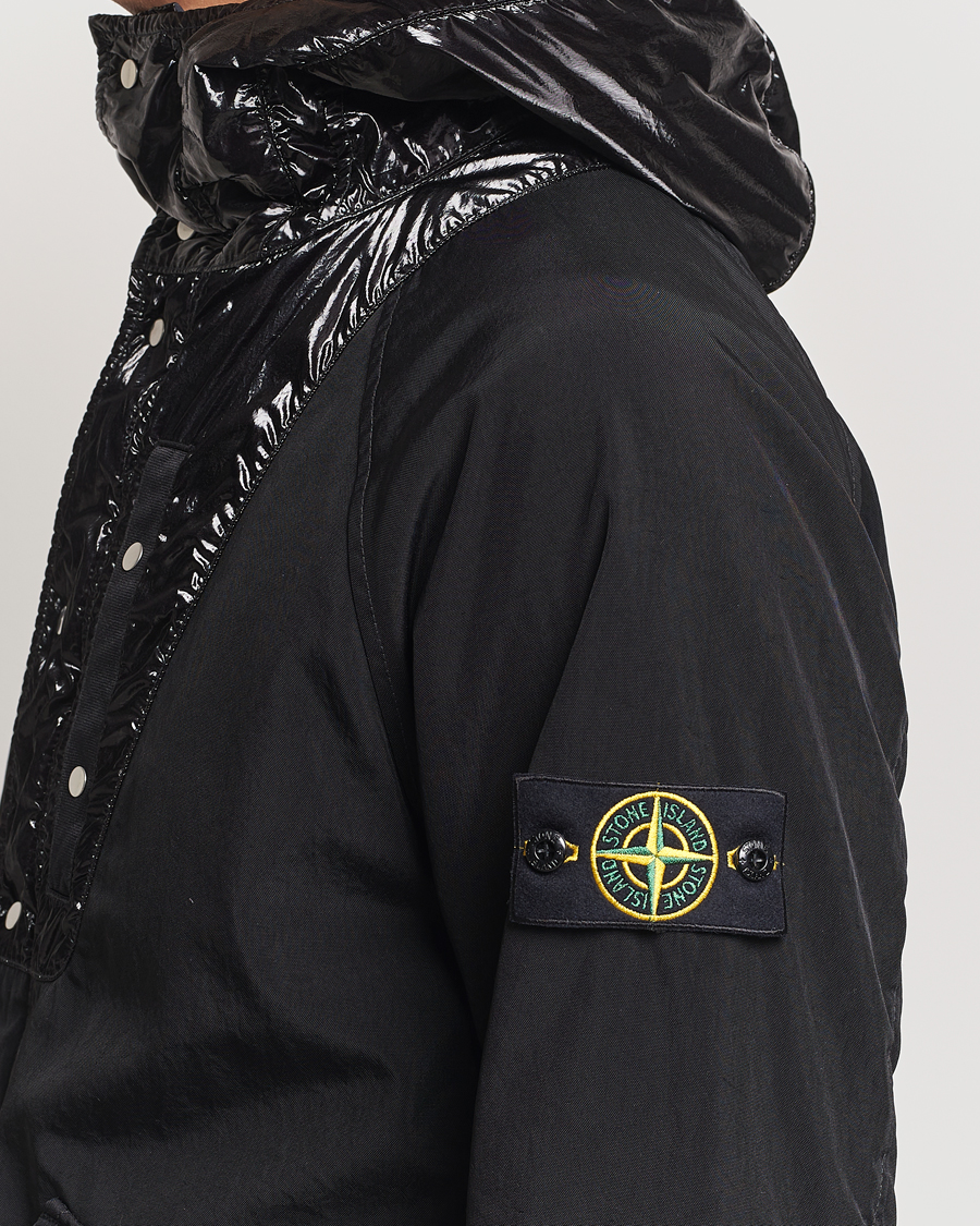 Heren | Jassen | Stone Island | Opaque Nylon Twill Garment Dyed Jacket Black