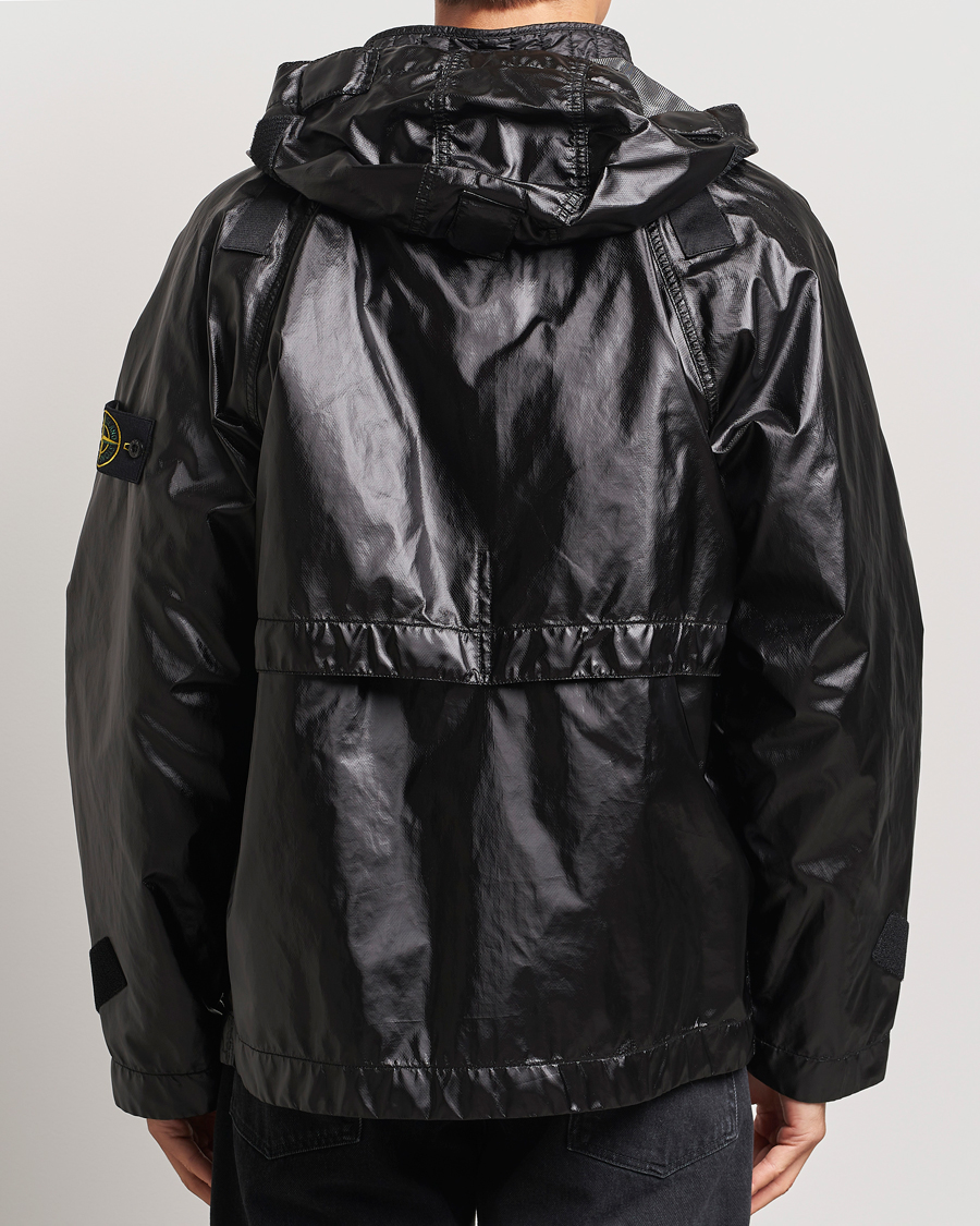 Heren | Jassen | Stone Island | Glass Cover-TC Garment Dyed Detach Vest Jacket Black