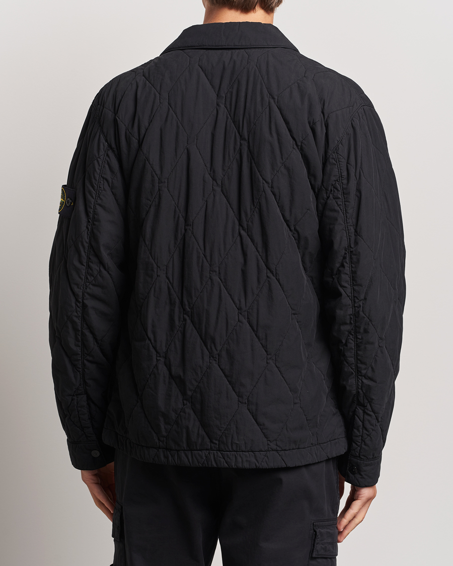 Heren | Jassen | Stone Island | 50 Fili Quilted-TC Garment Dyed Jacket Black