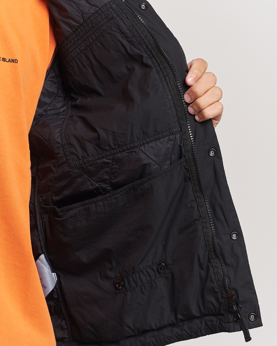 Heren | Jassen | Stone Island | 50 Fili Quilted-TC Garment Dyed Jacket Black