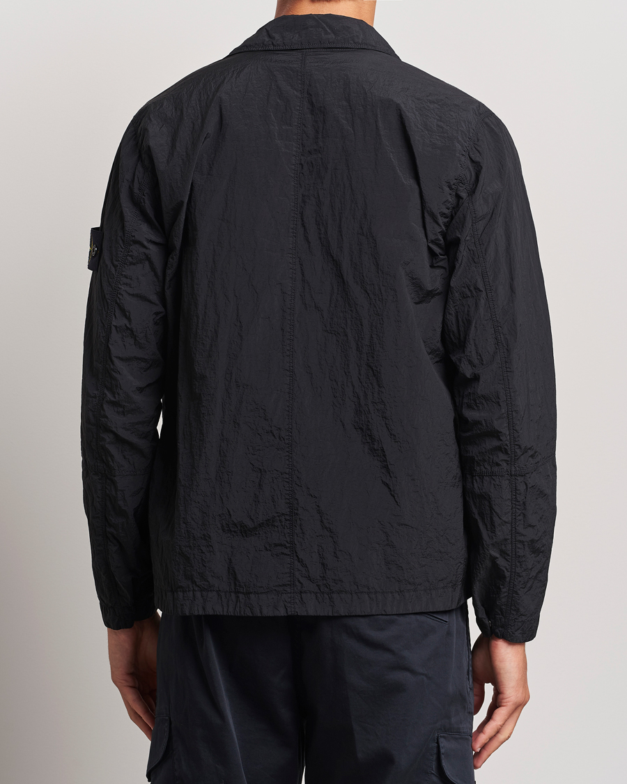 Heren | Overhemden | Stone Island | Nylon Metal Zip Overshirt Black