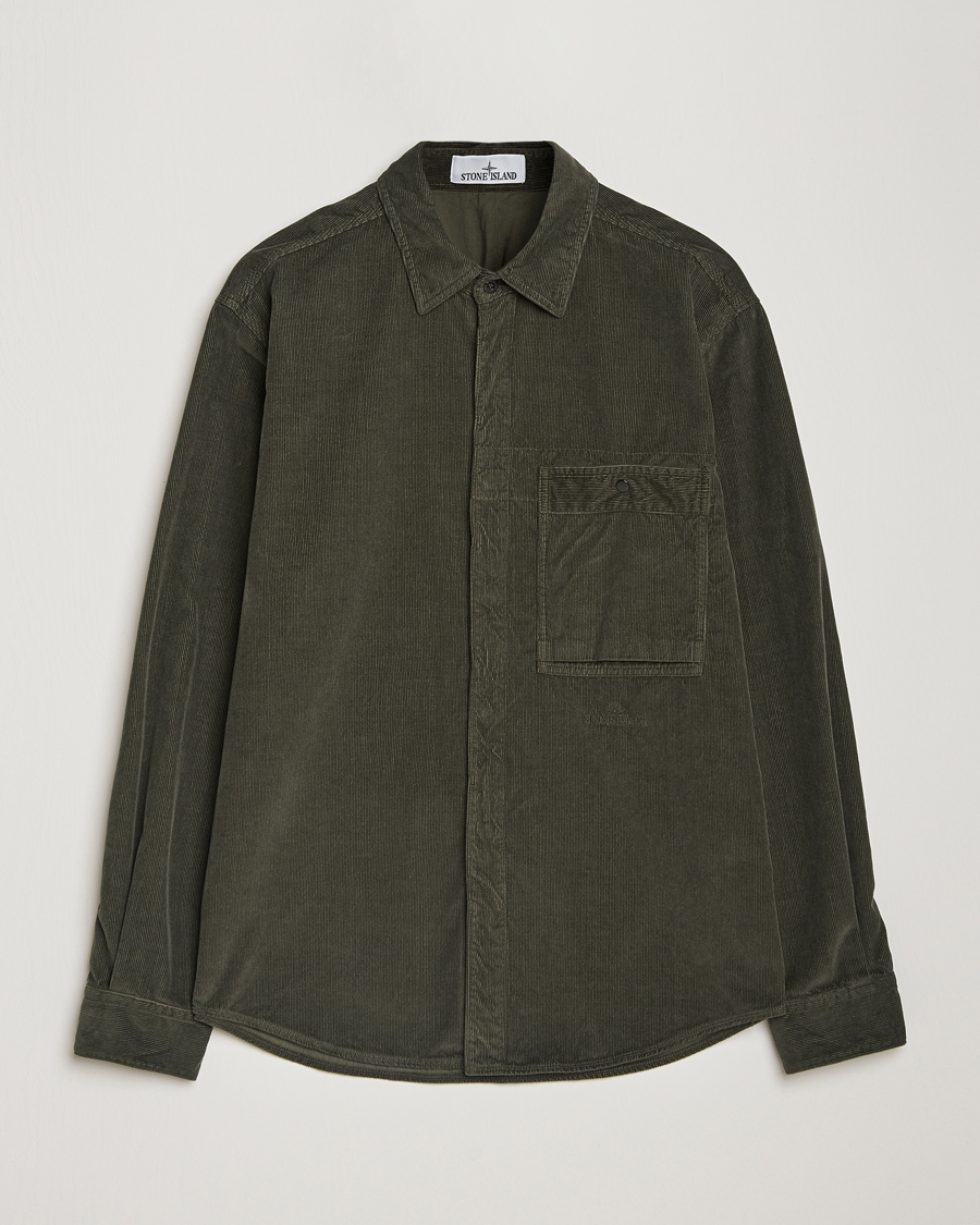 Heren | Overhemden | Stone Island | Cotton Cord Overshirt Musk