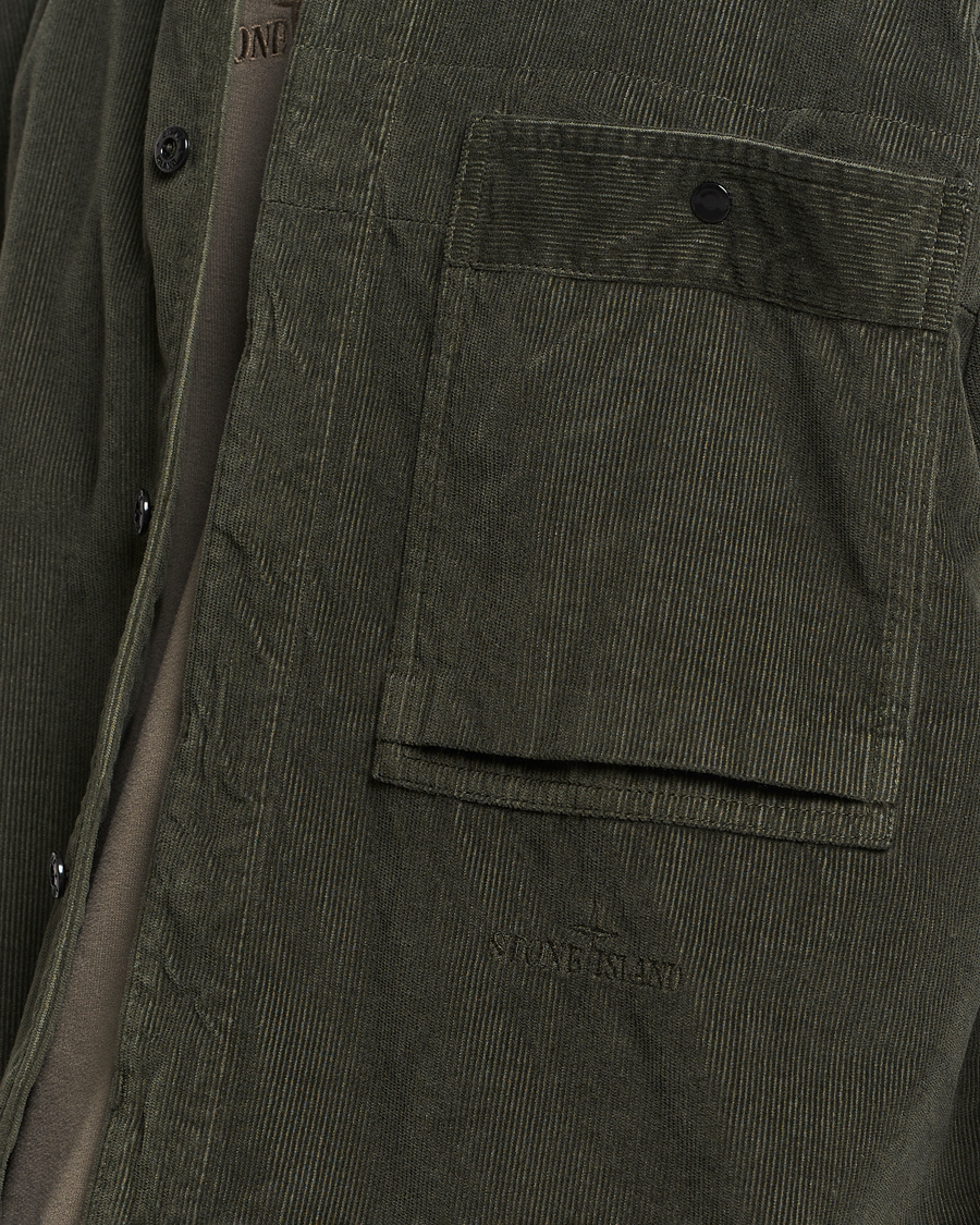 Heren | Overhemden | Stone Island | Cotton Cord Overshirt Musk