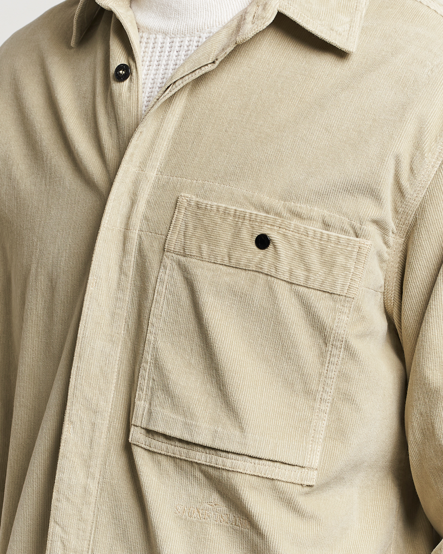 Heren | Overhemden | Stone Island | Cotton Cord Overshirt Plaster