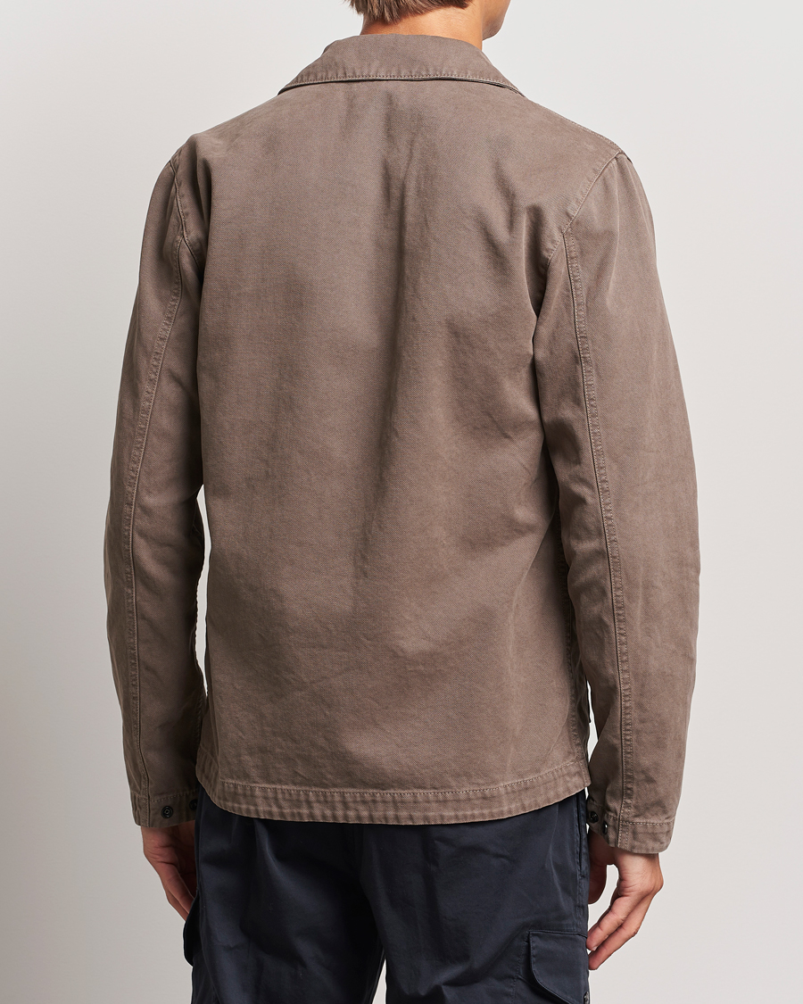 Heren | Overhemden | Stone Island | Panama Cotton Overshirt Walnut