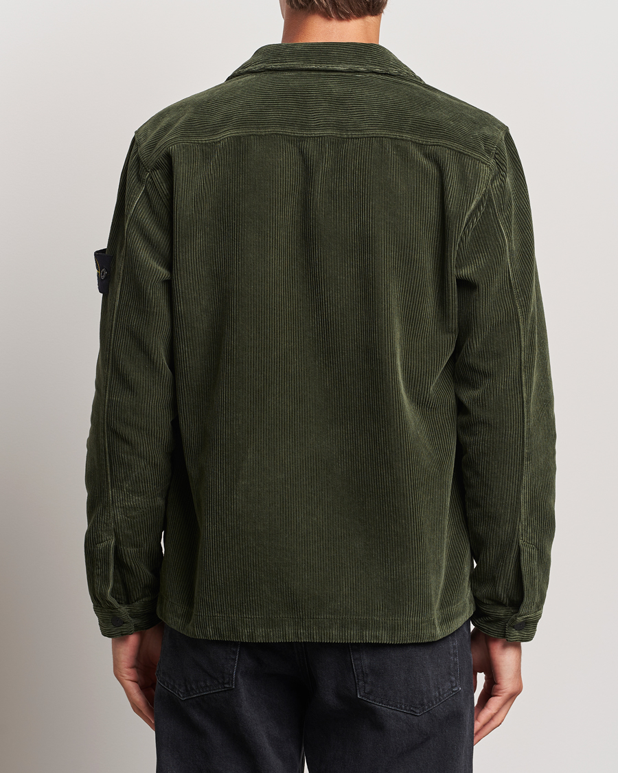 Heren | Overhemden | Stone Island | Garment Dyed Corduroy Overshirt Musk