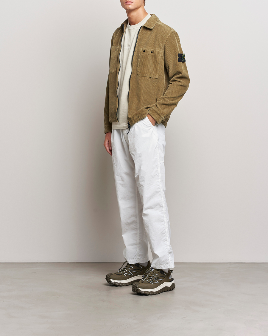 Heren | Overhemden | Stone Island | Garment Dyed Corduroy Overshirt Biscuit