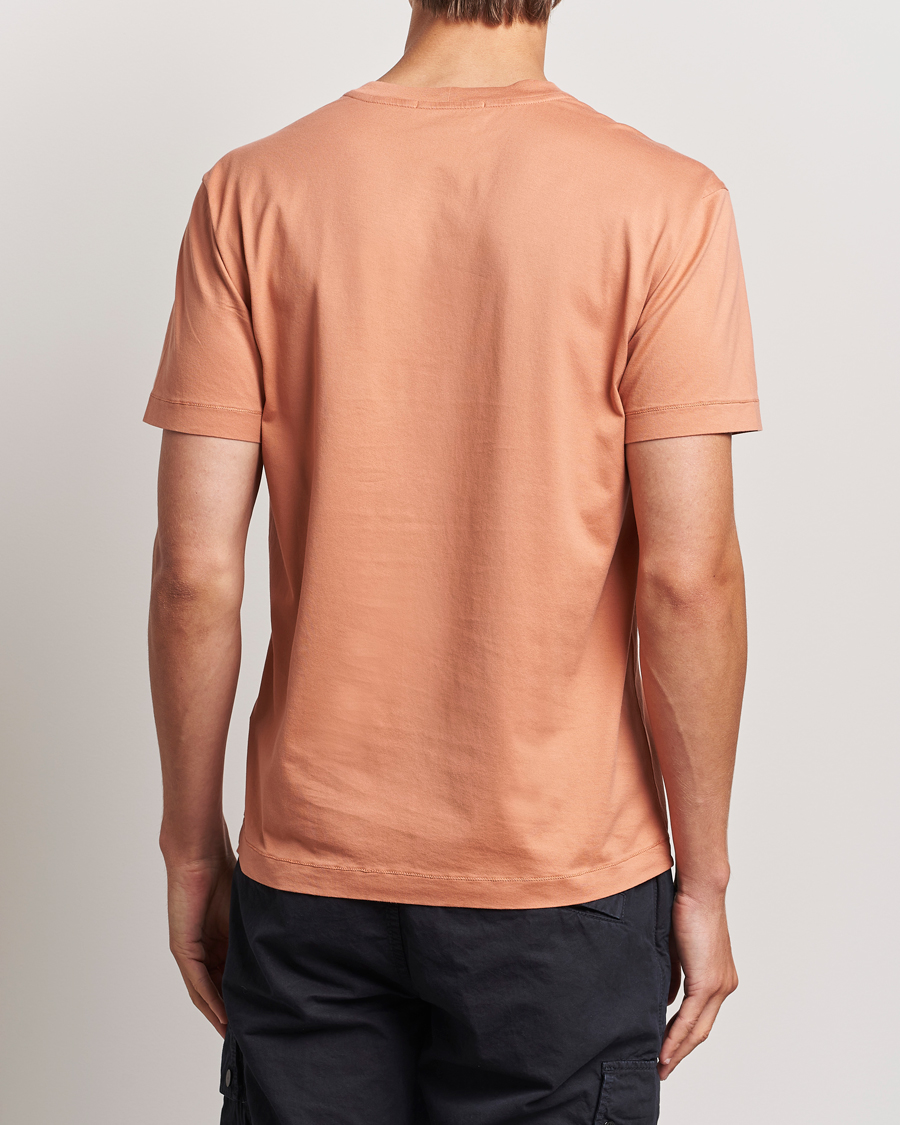 Heren | T-shirts | Stone Island | Garment Dyed Jersey T-Shirt Orange
