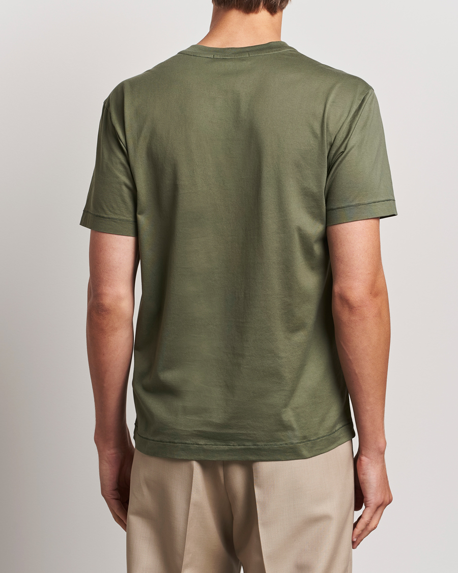 Heren | T-shirts | Stone Island | Garment Dyed Jersey T-Shirt Musk