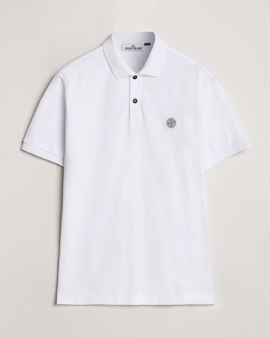 Stone island polo wit hotsell