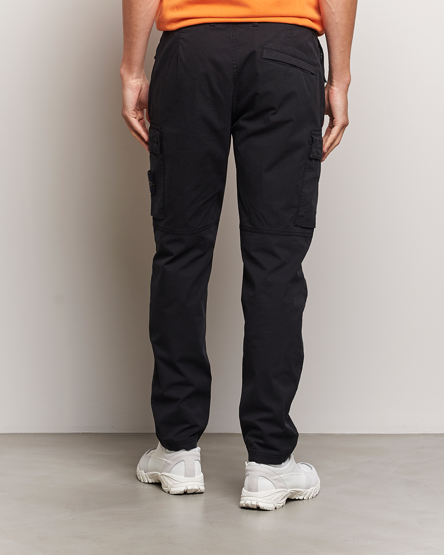 Heren | Broeken | Stone Island | Stretch Cotton Gabardine Trousers Black