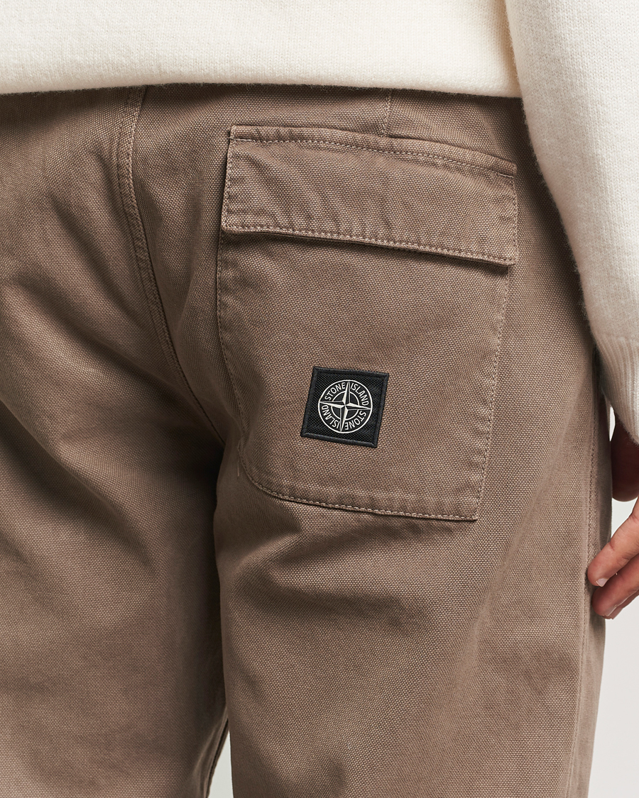 Heren | Broeken | Stone Island | Panama Cotton Pants Walnut